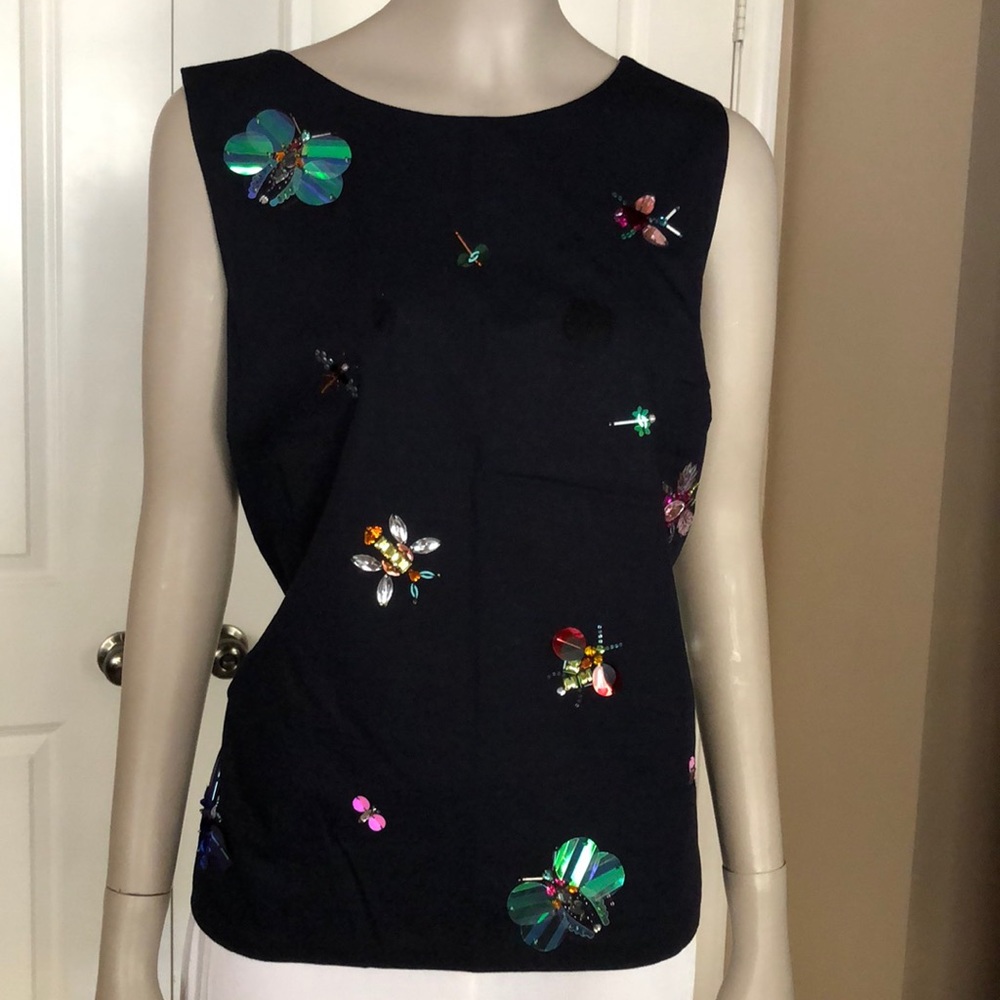 RSVP by Talbots Cotton Sequin Tank